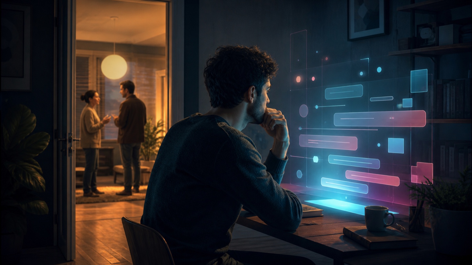 Entre a interface previsível e o atrito das relações humanas